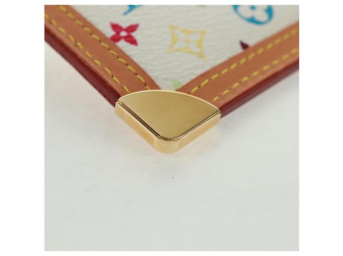 LOUIS VUITTON Multicolor Pochette Cles Coin Purse White M92655 Auth BA10525SAV - view 15