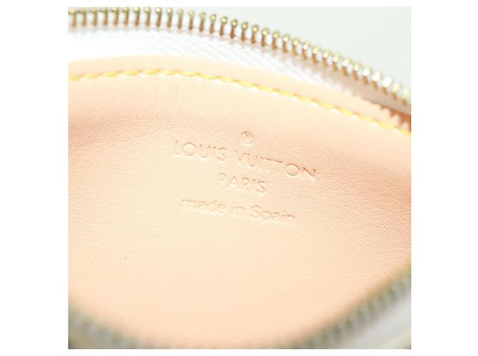 LOUIS VUITTON Multicolor Pochette Cles Coin Purse White M92655 Auth BA10525SAV - view 17
