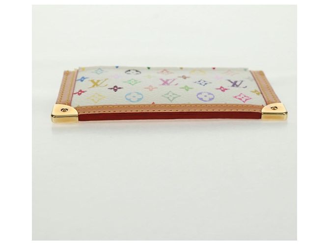 LOUIS VUITTON Multicolor Pochette Cles Coin Purse White M92655 Auth BA10525SAV - view 7