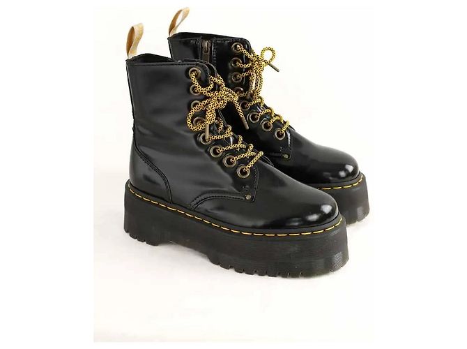 Dr. Martens Stivaletti neri con lacci Nero - vista 3
