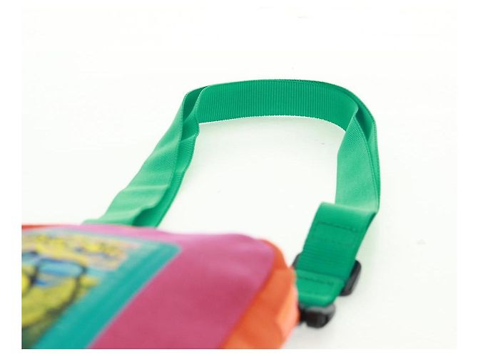 Borsa a Spalla LOEWE in Tela Viola Argento Autentica 170688M Porpora - vista 14