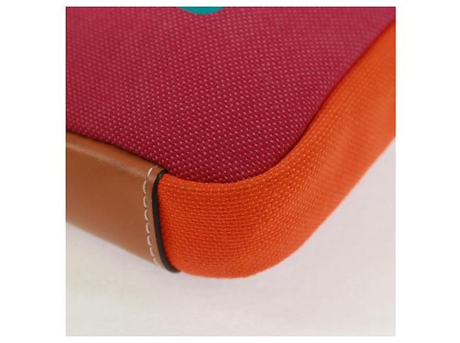 Borsa a Spalla LOEWE in Tela Viola Argento Autentica 170688M Porpora - vista 15