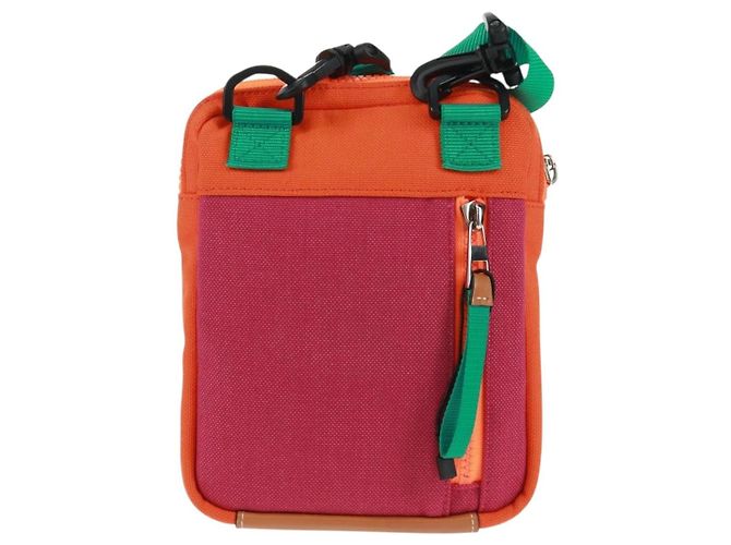 Borsa a Spalla LOEWE in Tela Viola Argento Autentica 170688M Porpora - vista 2