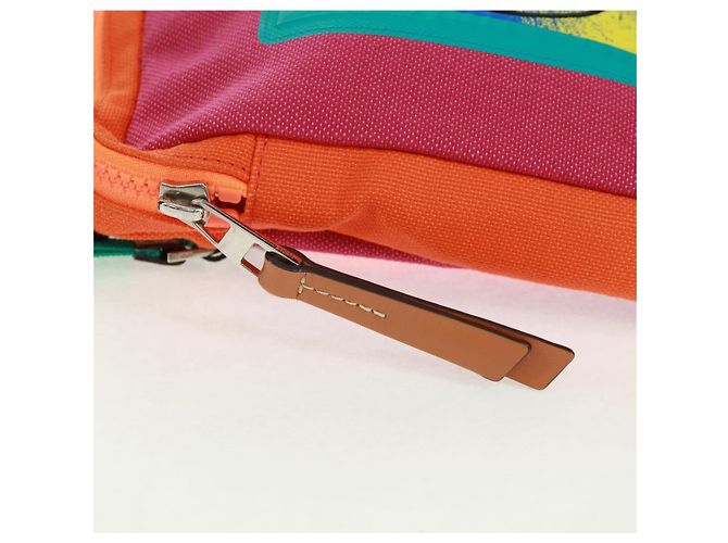 Borsa a Spalla LOEWE in Tela Viola Argento Autentica 170688M Porpora - vista 20