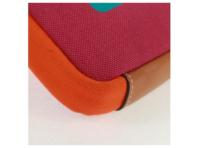 Borsa a Spalla LOEWE in Tela Viola Argento Autentica 170688M Porpora - vista 8