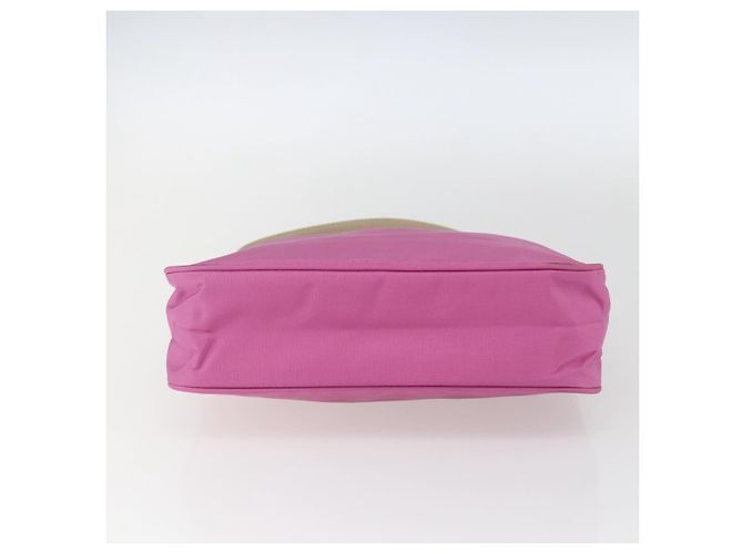 Pochette in nylon PRADA rosa Auth 170906 - vista 9
