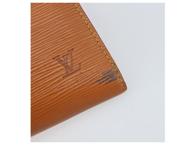 LOUIS VUITTON Epi Pochette Accesorios Pouch Zipangu Oro M52948 LV Auth 171803 - vista 10