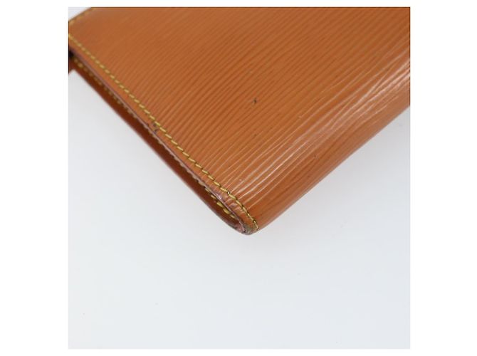 LOUIS VUITTON Epi Pochette Accesorios Pouch Zipangu Oro M52948 LV Auth 171803 - vista 16