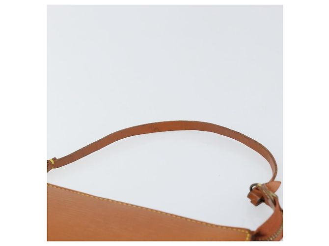 LOUIS VUITTON Epi Pochette Accesorios Pouch Zipangu Oro M52948 LV Auth 171803 - vista 8