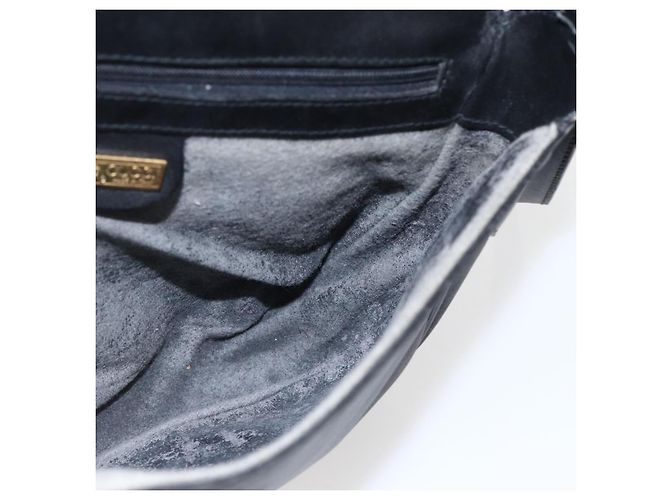 Borsa Sherry Line in PVC nero Micro GG Supreme Web di GUCCI 001 115 0914 Auth 171663 D'oro - vista 18