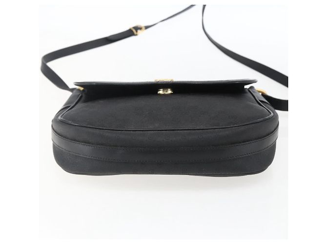 Borsa Sherry Line in PVC nero Micro GG Supreme Web di GUCCI 001 115 0914 Auth 171663 D'oro - vista 9