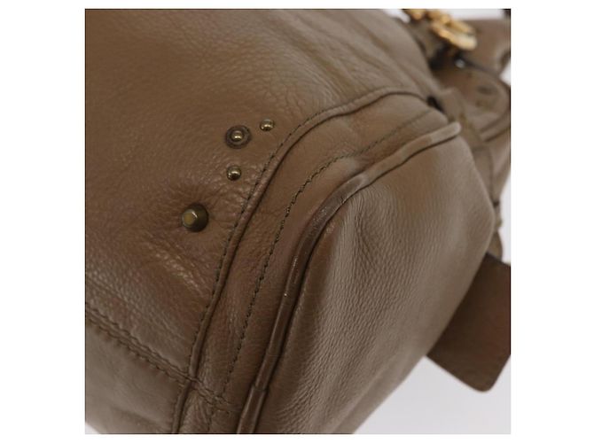 Chloé Borsa a mano Chloe Paddington in pelle marrone oro argento autentica ep13108V D'oro - vista 11