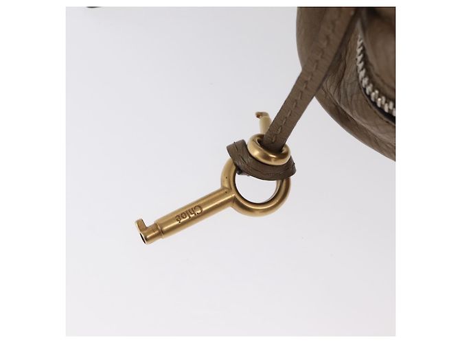 Chloé Borsa a mano Chloe Paddington in pelle marrone oro argento autentica ep13108V D'oro - vista 14