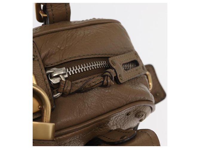 Chloé Borsa a mano Chloe Paddington in pelle marrone oro argento autentica ep13108V D'oro - vista 18