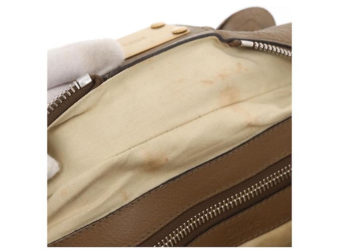 Chloé Borsa a mano Chloe Paddington in pelle marrone oro argento autentica ep13108V D'oro - vista 21