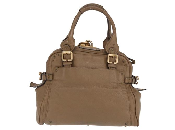 Chloé Borsa a mano Chloe Paddington in pelle marrone oro argento autentica ep13108V D'oro - vista 3