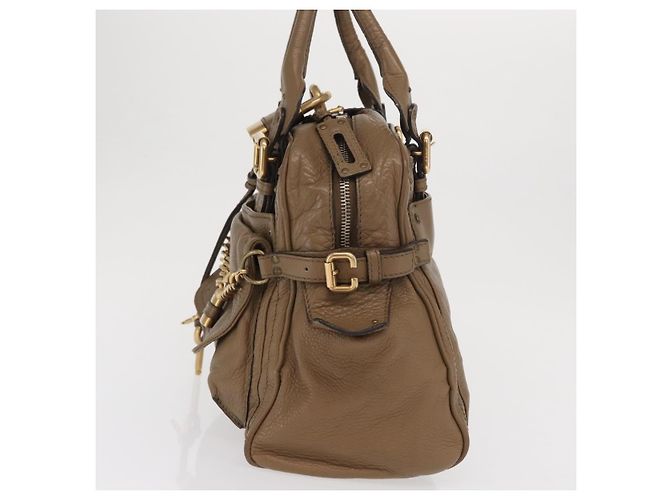 Chloé Borsa a mano Chloe Paddington in pelle marrone oro argento autentica ep13108V D'oro - vista 4
