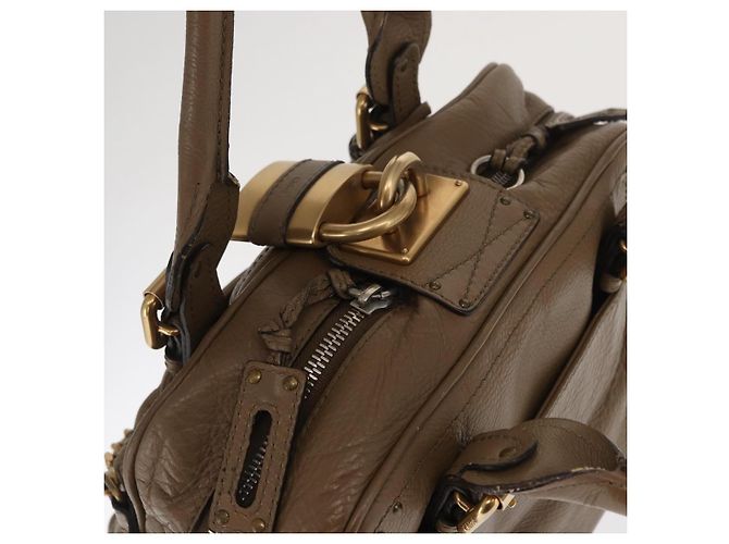 Chloé Borsa a mano Chloe Paddington in pelle marrone oro argento autentica ep13108V D'oro - vista 6