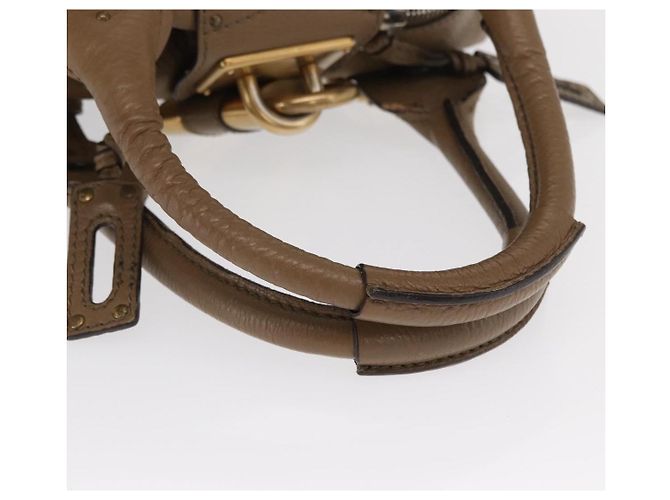 Chloé Borsa a mano Chloe Paddington in pelle marrone oro argento autentica ep13108V D'oro - vista 7