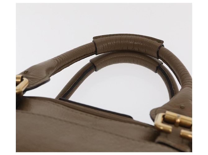 Chloé Borsa a mano Chloe Paddington in pelle marrone oro argento autentica ep13108V D'oro - vista 8