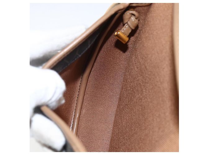 Borsa a spalla in tela a nido d'ape PVC nera e dorata Christian Dior Auth 170912 - vista 19