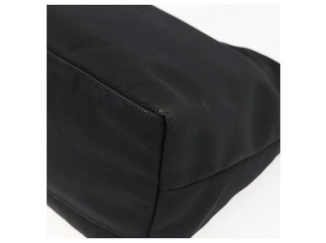 Borsa a mano GUCCI in nylon nero argento 001 3386 Auth bs33224 - vista 12