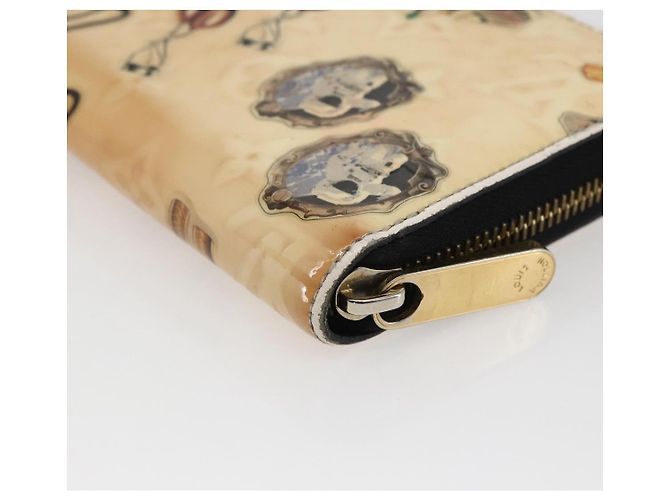 LOUIS VUITTON Monogram Vernis Nicolas Ghesquire Cartera Zippy M50370 Auth 169792 Blanco - vista 10