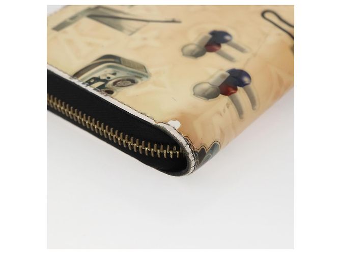 LOUIS VUITTON Monogram Vernis Nicolas Ghesquire Cartera Zippy M50370 Auth 169792 Blanco - vista 11