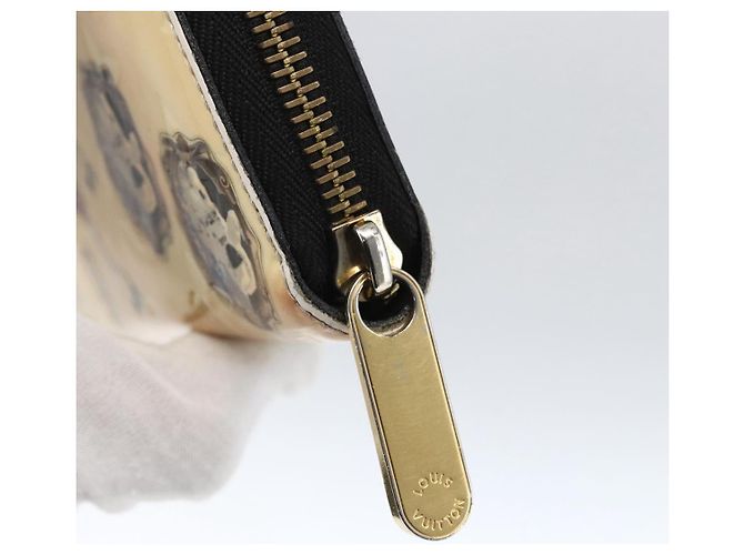 LOUIS VUITTON Monogram Vernis Nicolas Ghesquire Cartera Zippy M50370 Auth 169792 Blanco - vista 12