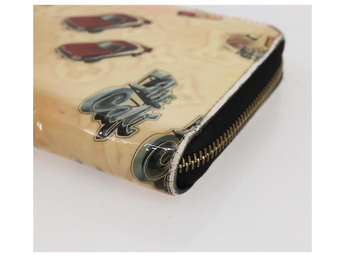 LOUIS VUITTON Monogram Vernis Nicolas Ghesquire Cartera Zippy M50370 Auth 169792 Blanco - vista 8