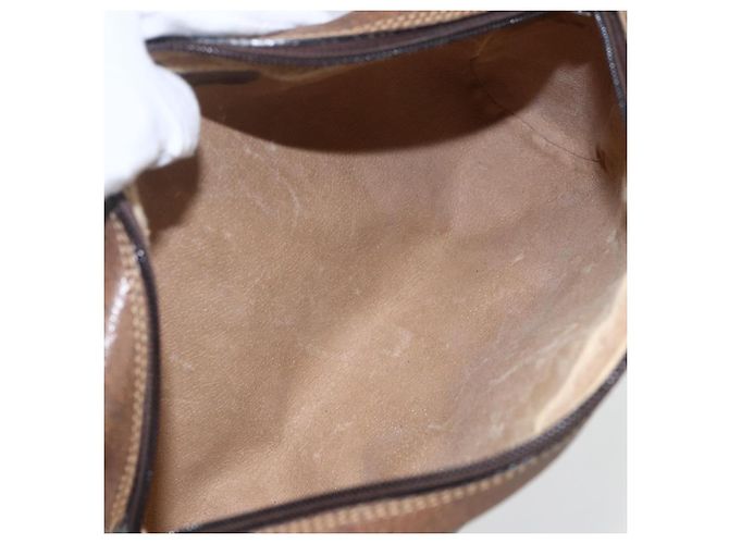 Gucci Borsa GG Supreme Web Sherry Line in PVC Beige Rosso 32 014 3553 Auth ti3666 - vista 14