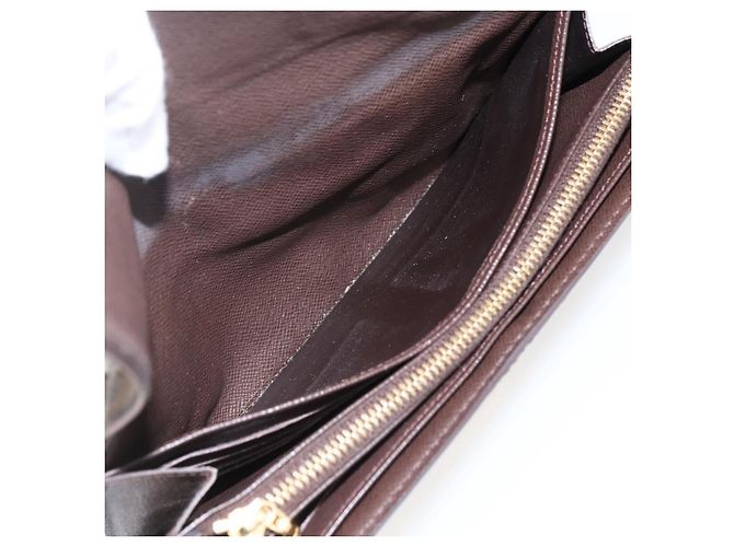 LOUIS VUITTON Damier Ebene Portefeuille Sistina Long Wallet N61747 Auth ep13090 - view 10