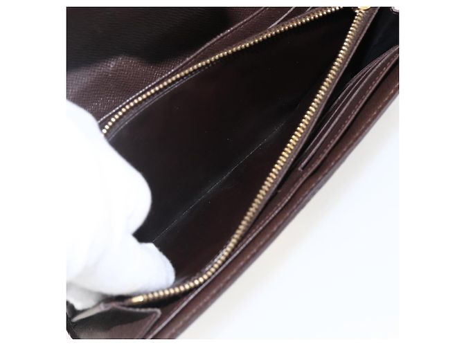 LOUIS VUITTON Damier Ebene Portefeuille Sistina Long Wallet N61747 Auth ep13090 - view 11