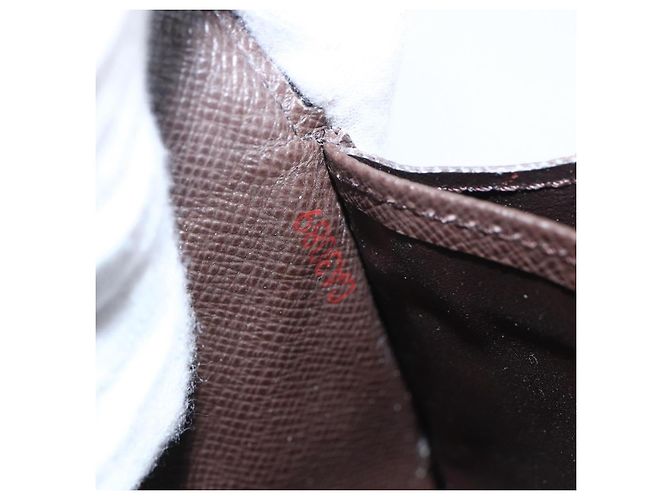 LOUIS VUITTON Damier Ebene Portefeuille Sistina Long Wallet N61747 Auth ep13090 - view 12