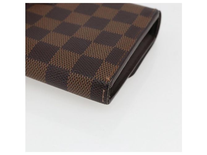 LOUIS VUITTON Damier Ebene Portefeuille Sistina Long Wallet N61747 Auth ep13090 - view 15