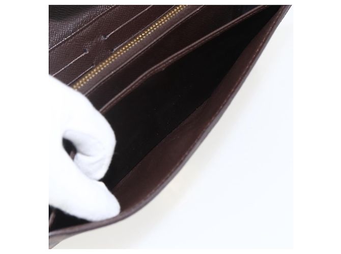 LOUIS VUITTON Damier Ebene Portefeuille Sistina Long Wallet N61747 Auth ep13090 - view 20