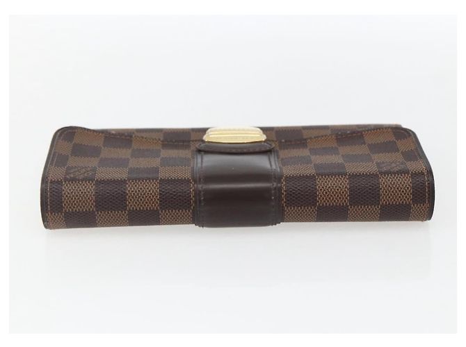 LOUIS VUITTON Damier Ebene Portefeuille Sistina Long Wallet N61747 Auth ep13090 - view 5