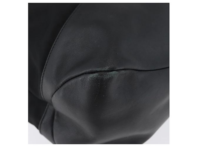 Borsa Tote Vala in Nylon Nero Argento Auth BA10741 di Salvatore Ferragamo - vista 12