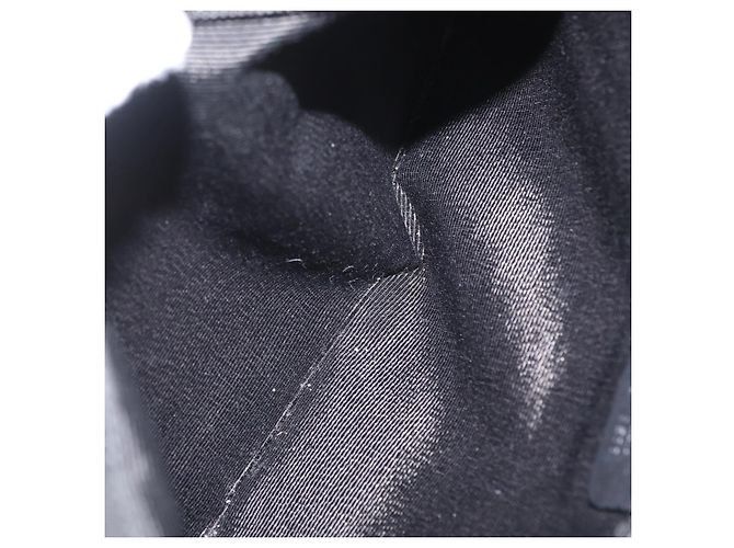 Borsa Tote Vala in Nylon Nero Argento Auth BA10741 di Salvatore Ferragamo - vista 24