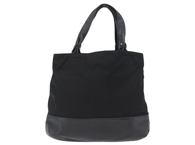 Borsa Tote Vala in Nylon Nero Argento Auth BA10741 di Salvatore Ferragamo - vista 3