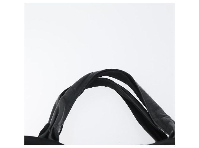 Borsa Tote Vala in Nylon Nero Argento Auth BA10741 di Salvatore Ferragamo - vista 8
