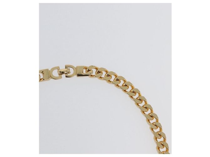 Collana in pietre colorate e strass Christian Dior metallo 2 pezzi Oro Auth am10776V - vista 8