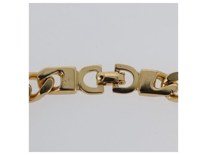 Collana in pietre colorate e strass Christian Dior metallo 2 pezzi Oro Auth am10776V - vista 9