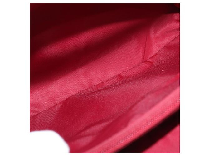PRADA Hand Bag Nylon Red Auth ti3669 - view 19