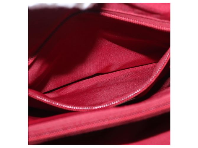 PRADA Hand Bag Nylon Red Auth ti3669 - view 23