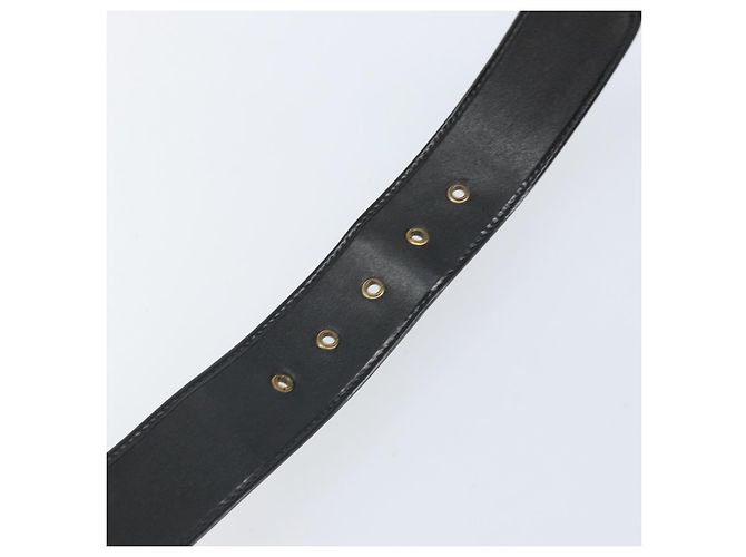 Cintura in tela Trotter Christian Dior 31,9"" Nero Oro Auth bs33373 - vista 10