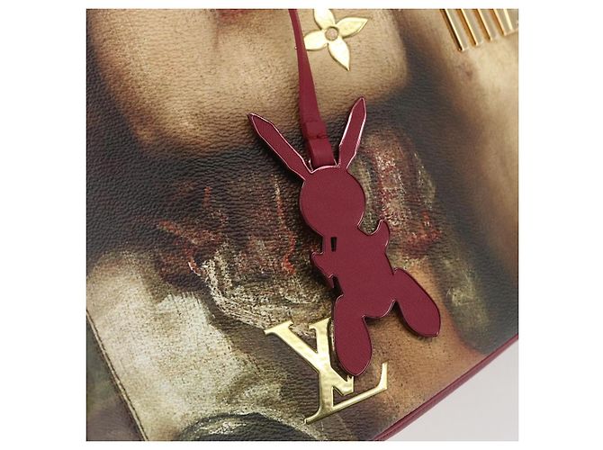 LOUIS VUITTON Masters Collection TITIAN Neverfull MM Tasche M43323 Auth 163468SAM Bordeaux - Ansicht 14