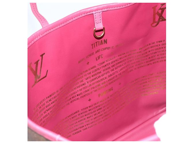 LOUIS VUITTON Masters Collection TITIAN Neverfull MM Tasche M43323 Auth 163468SAM Bordeaux - Ansicht 20