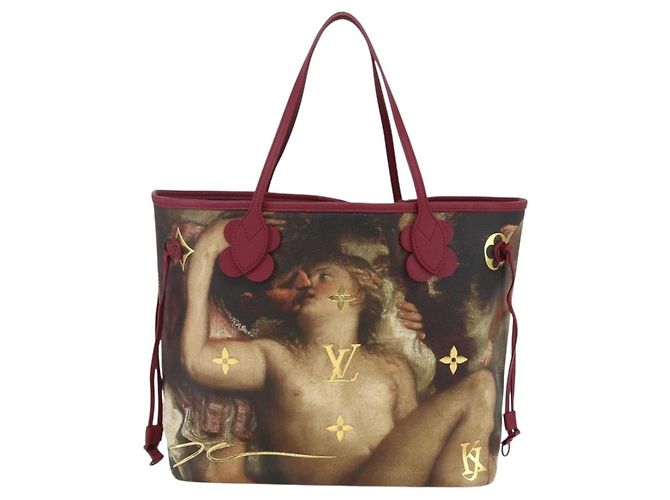 LOUIS VUITTON Masters Collection TITIAN Neverfull MM Tasche M43323 Auth 163468SAM Bordeaux - Ansicht 3
