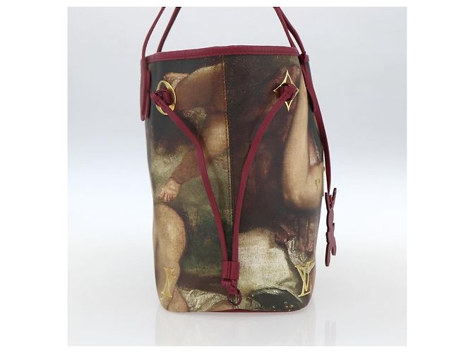 LOUIS VUITTON Masters Collection TITIAN Neverfull MM Tasche M43323 Auth 163468SAM Bordeaux - Ansicht 4